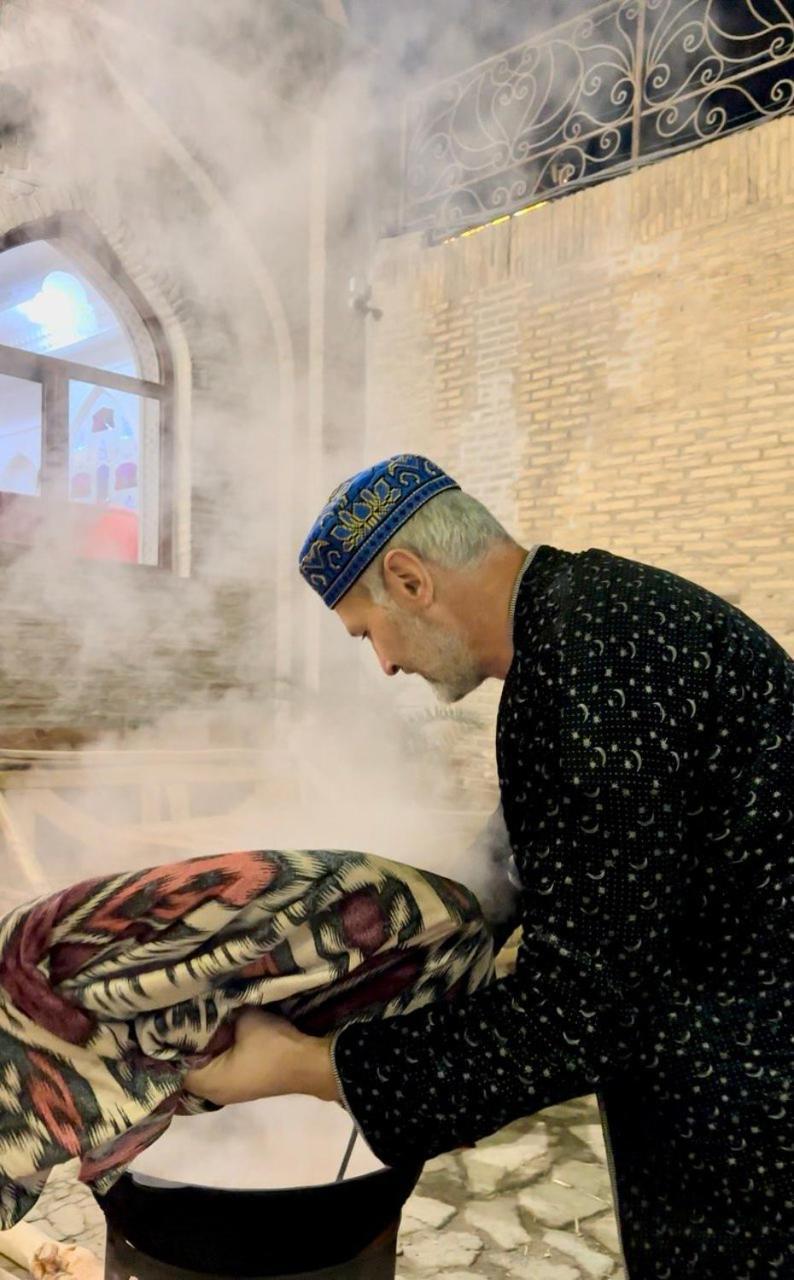 Karavansaray Khurjin Old Bukhara Eksteriør billede